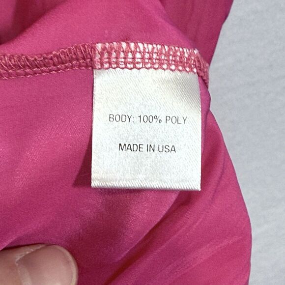 Lola & Sophie Pink Mini Sleeveless 90's Y2K Slip Dress Women Size S Made in USA - Picture 7 of 8